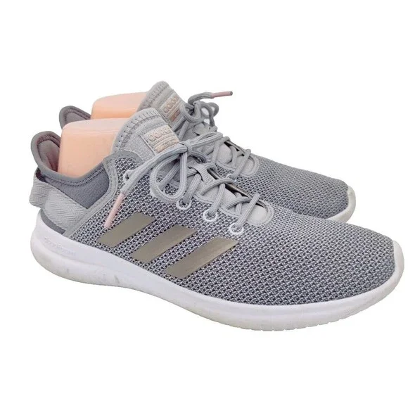 Adidas Cloudfoam Womens Size HWA Flex Athletic Shoes Grey White Running  Shoe